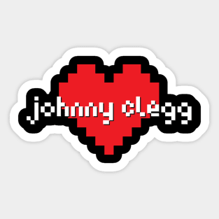 Johnny clegg -> pixel art Sticker